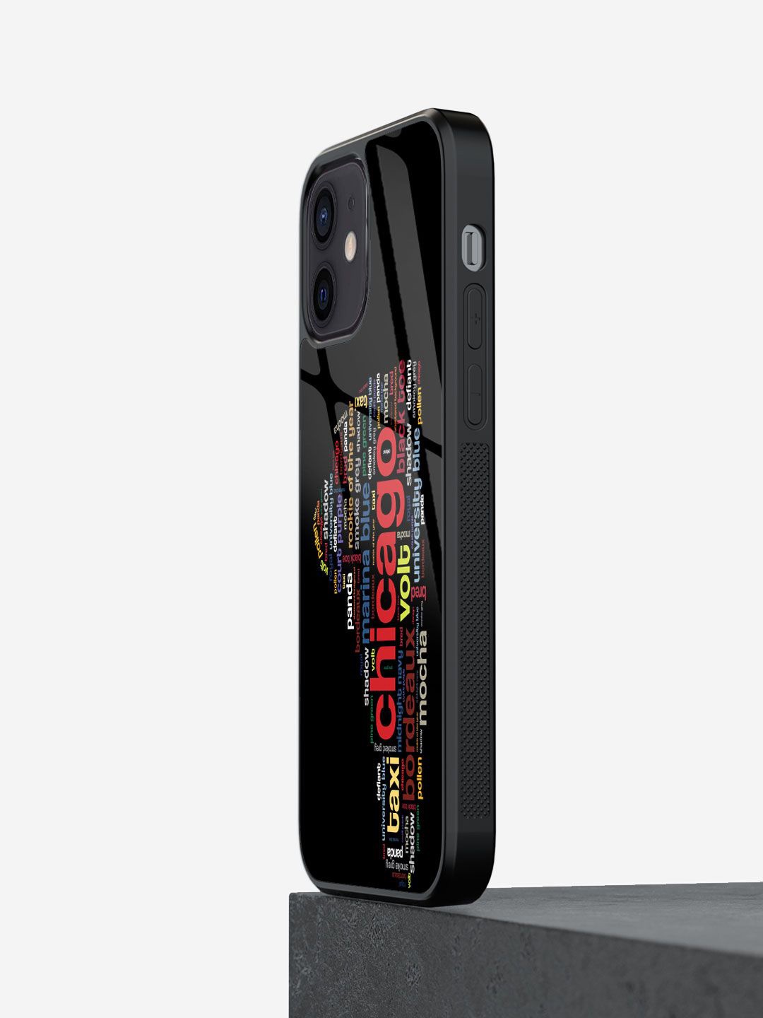 

macmerise Typography Printed iPhone 12 Back Case Mobile Accessories, Red