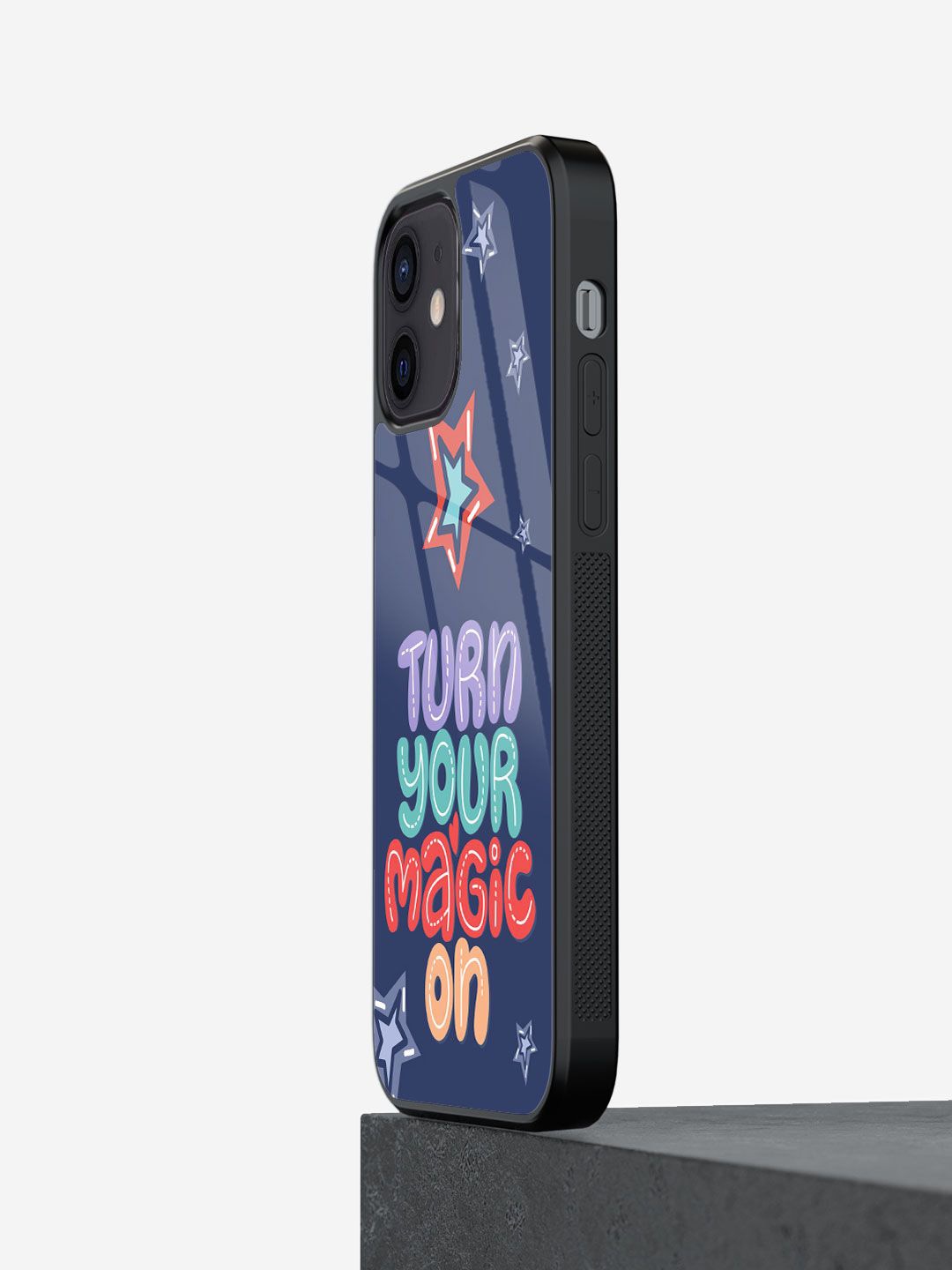 

macmerise Typography Printed iPhone 12 Mini Back Case Mobile Accessories, Blue