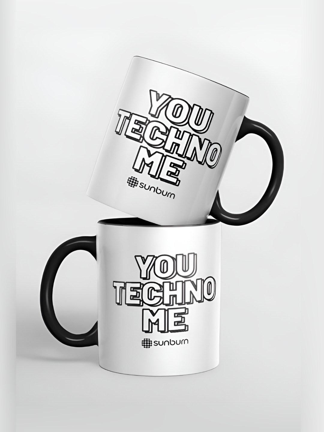 

macmerise White & Black Text or Slogans Printed Ceramic Glossy Mug 325 ml