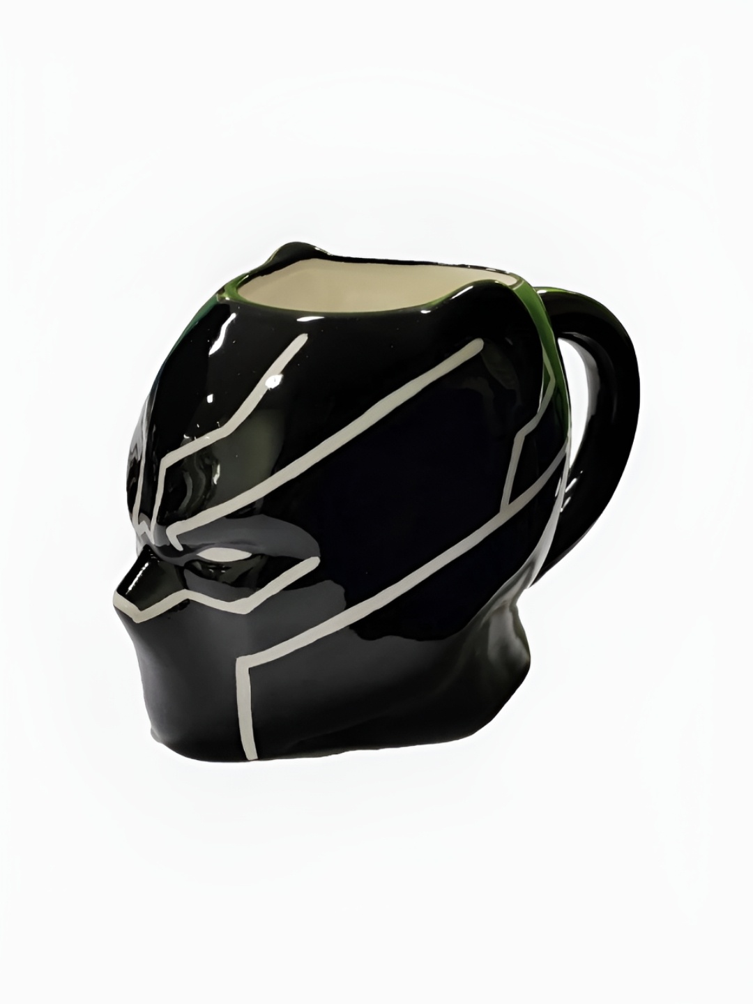 

macmerise Black & White Printed Ceramic Glossy Cups Set of Cups and Mugs