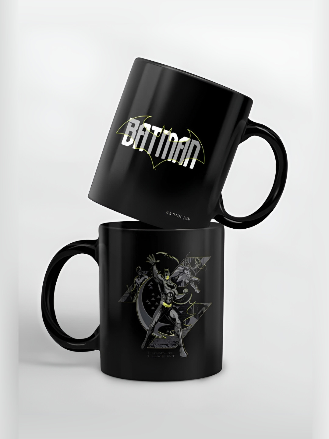 

macmerise Black & White Printed Ceramic Glossy Finished Mug 325 ml