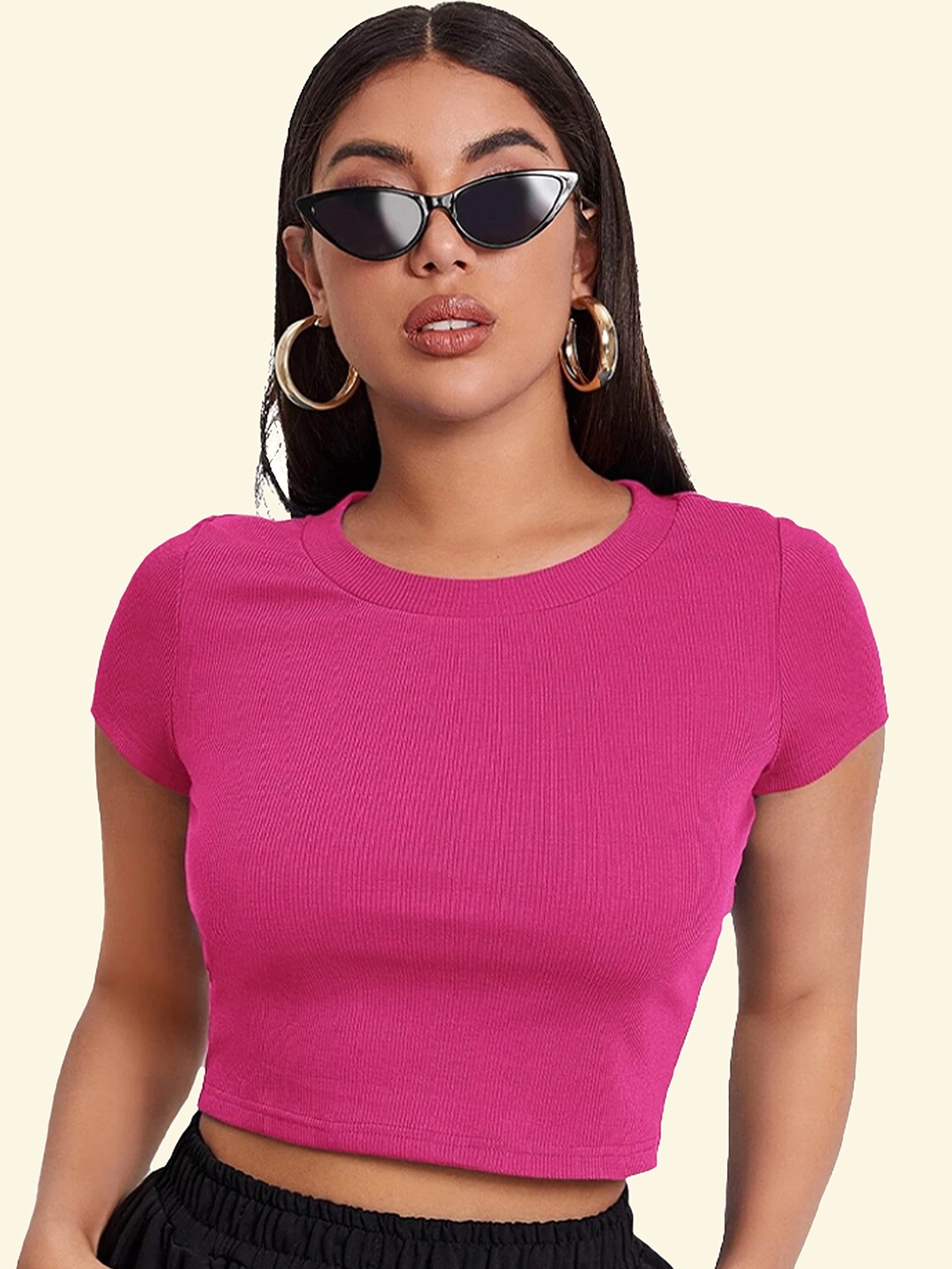 

BAESD Crop Top, Pink