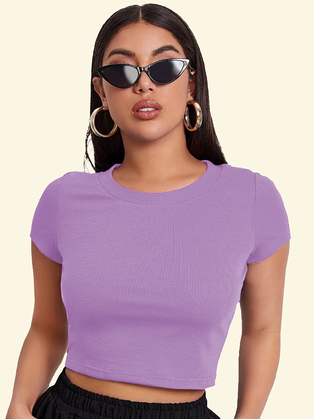 

BAESD Crop Top, Lavender