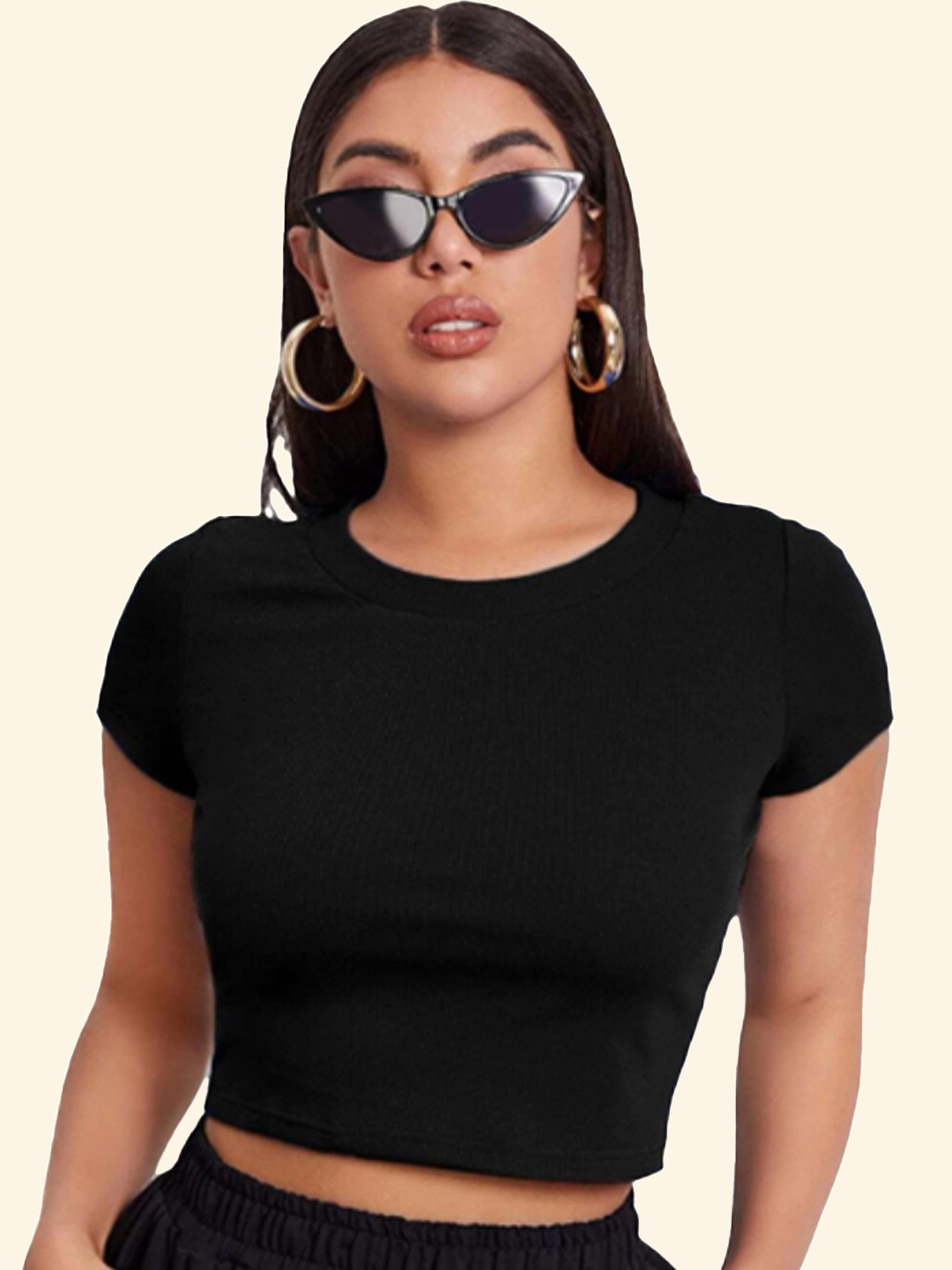 

BAESD Crop Top, Black