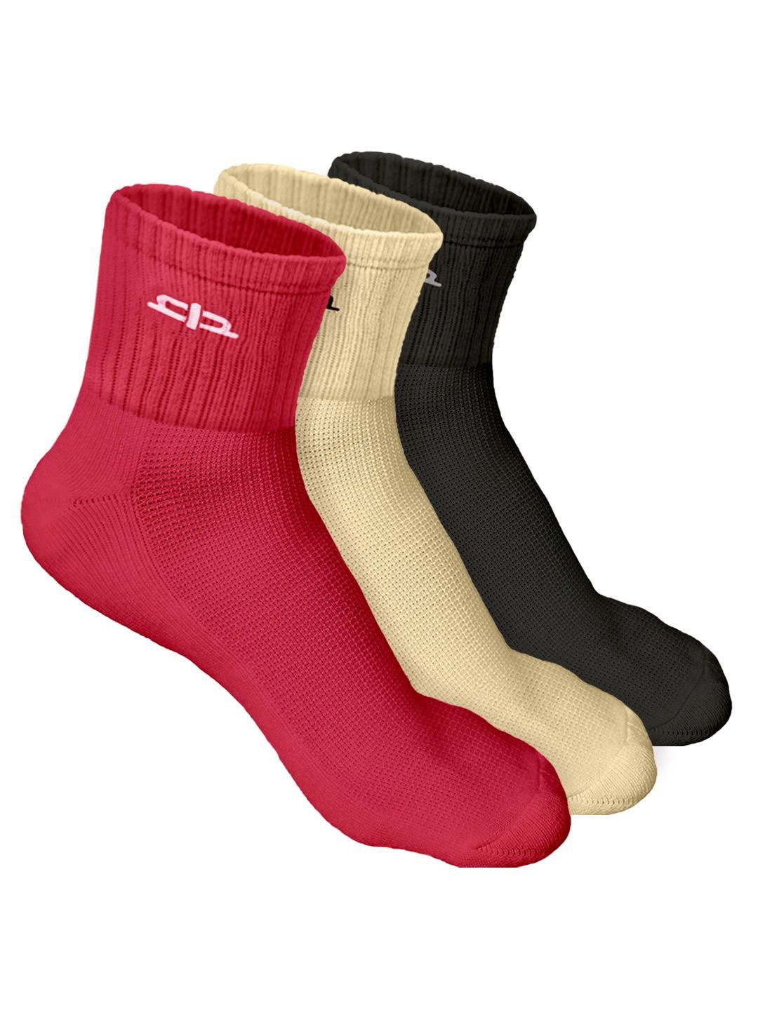 

Heelium Women Pack of 3 Bamboo Super Soft & Odour-Free Breathable Quater-Length Socks, Grey