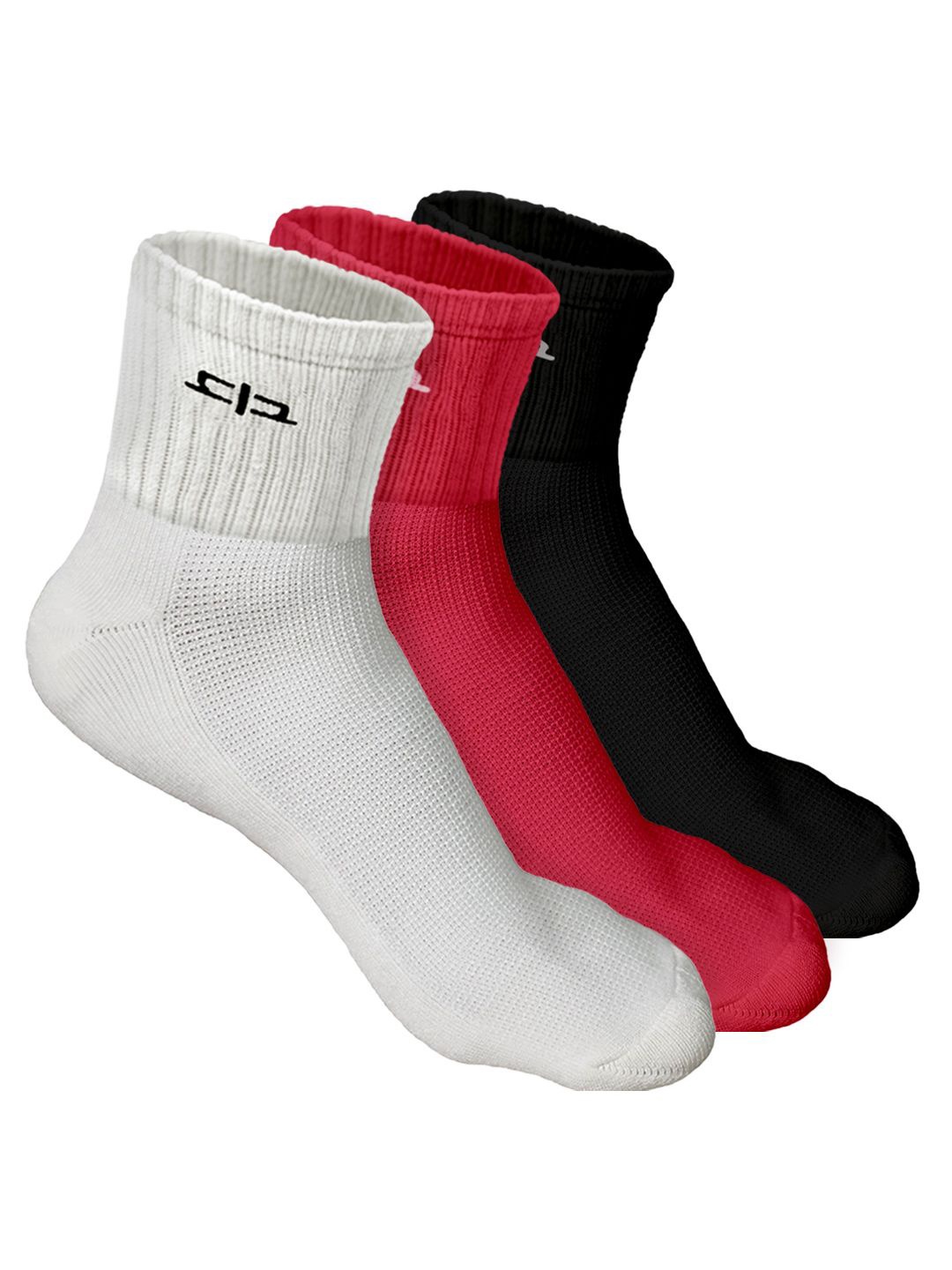 

Heelium Women Pack of 3 Bamboo Super Soft & Odour-Free Breathable Quater-Length Socks, Black