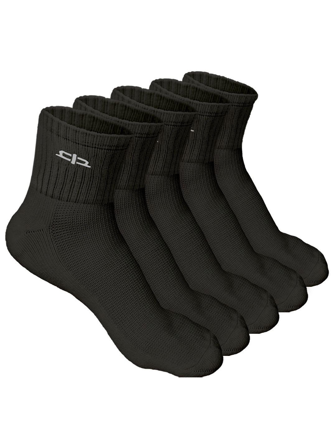 

Heelium Women Pack of 5 Bamboo Super Soft & Odour-Free Breathable Quater-Length Socks, Grey