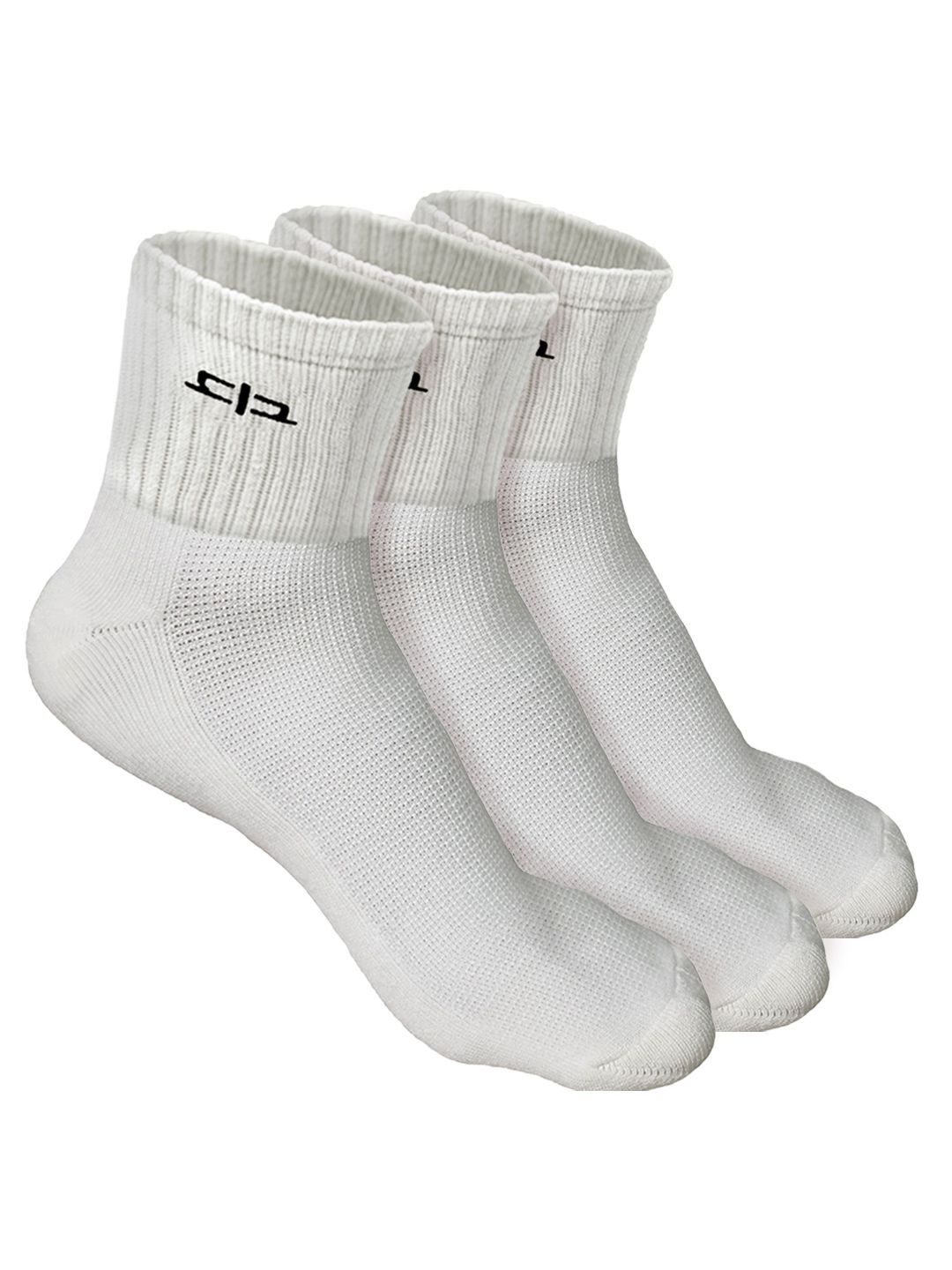 

Heelium Women Pack Of 3 Above Ankle -Length Bamboo Socks, White