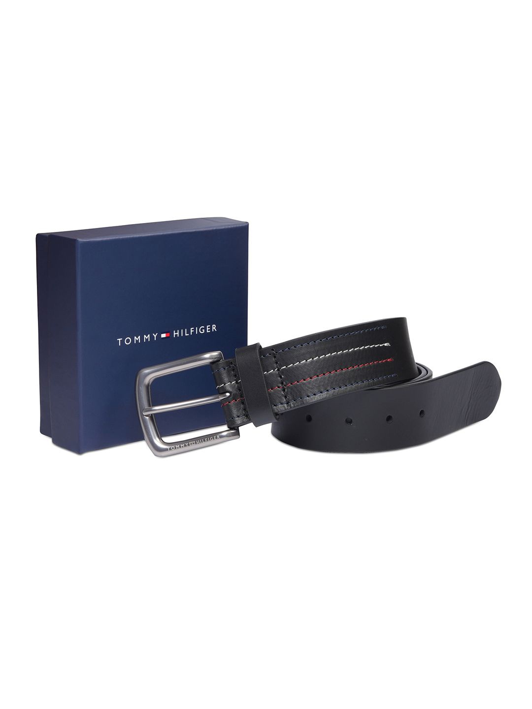 

Tommy Hilfiger Men Solid Tang Closure Casual Belt, Black