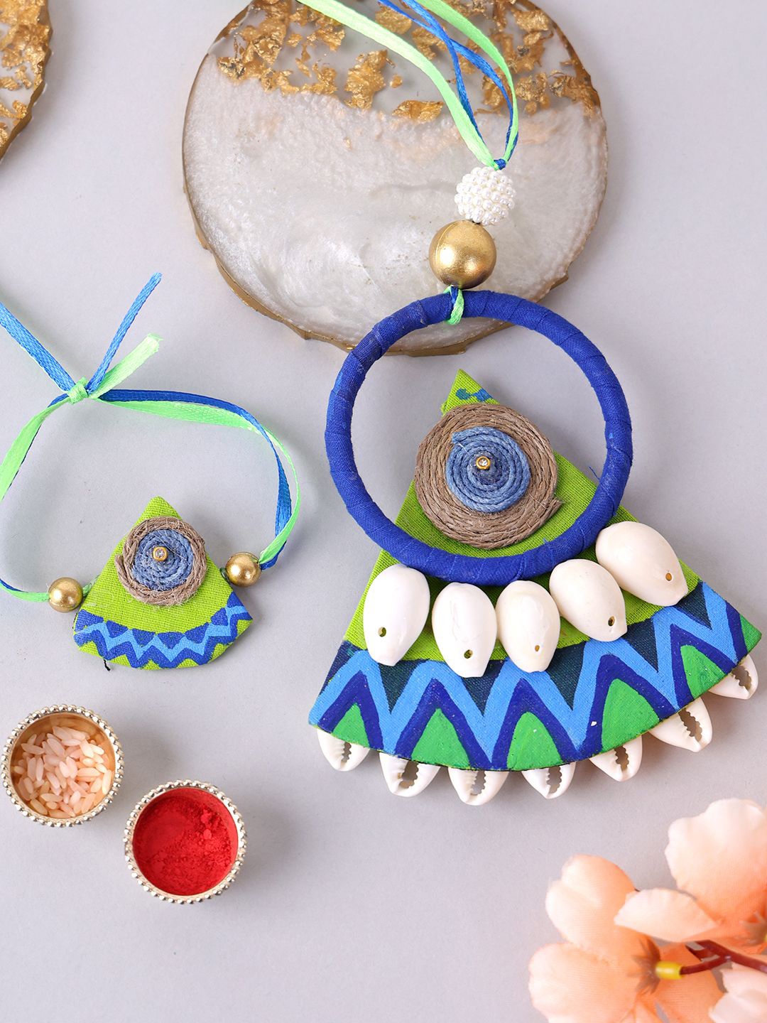 

PANASH Thread Rakhi, Navy blue