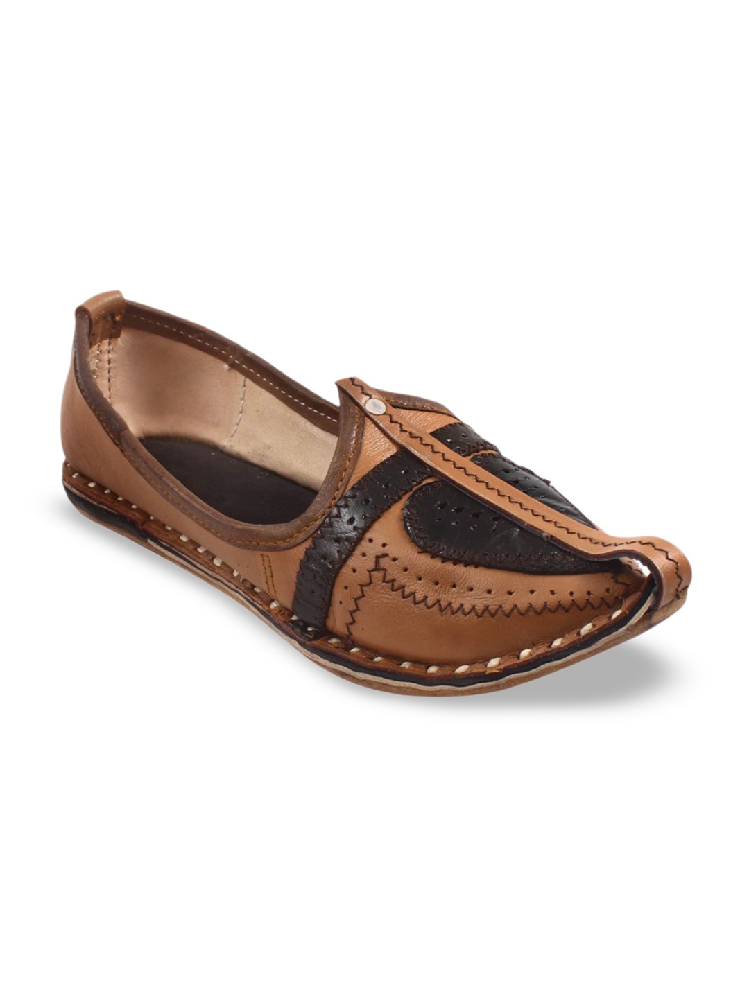 

Apratim Men Leather Ballerinas, Brown