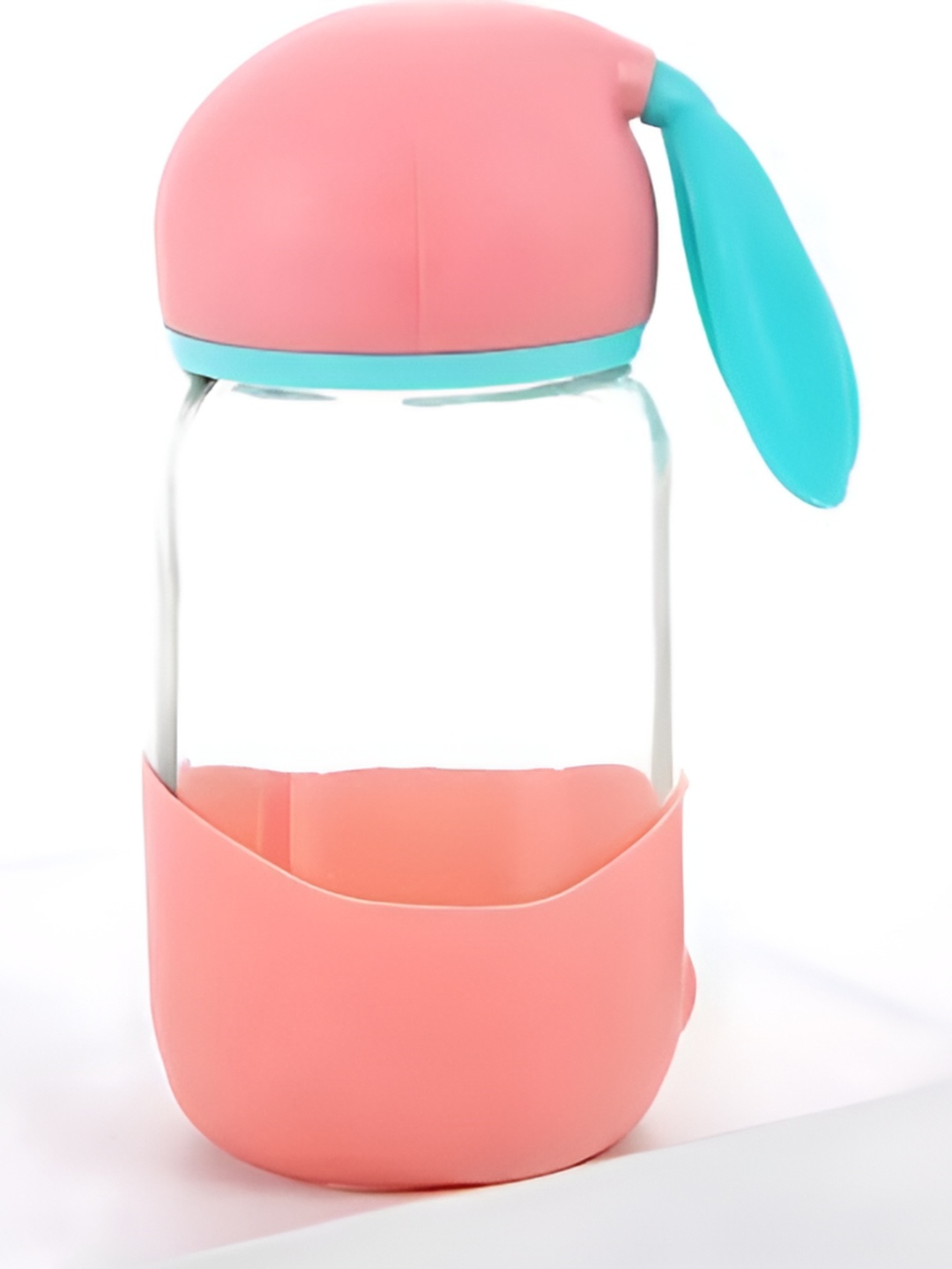 

WELOUR Pink Single Glass Brand Logo Water Bottle 350 ml