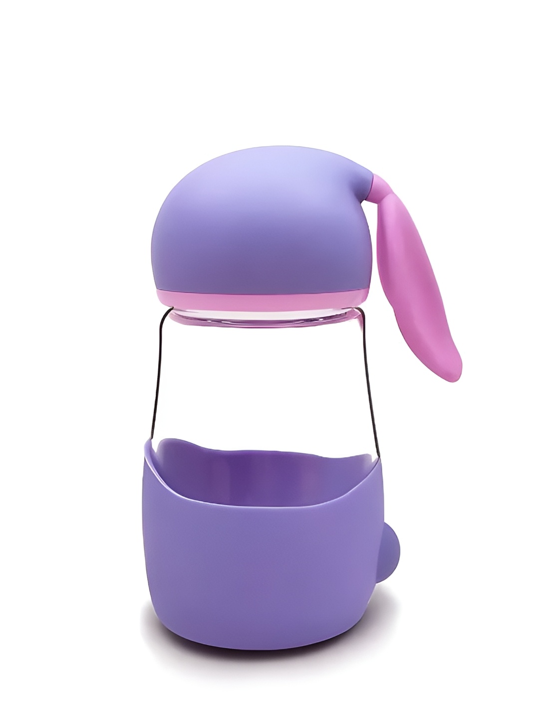 

WELOUR Purple Glass Water Bottle