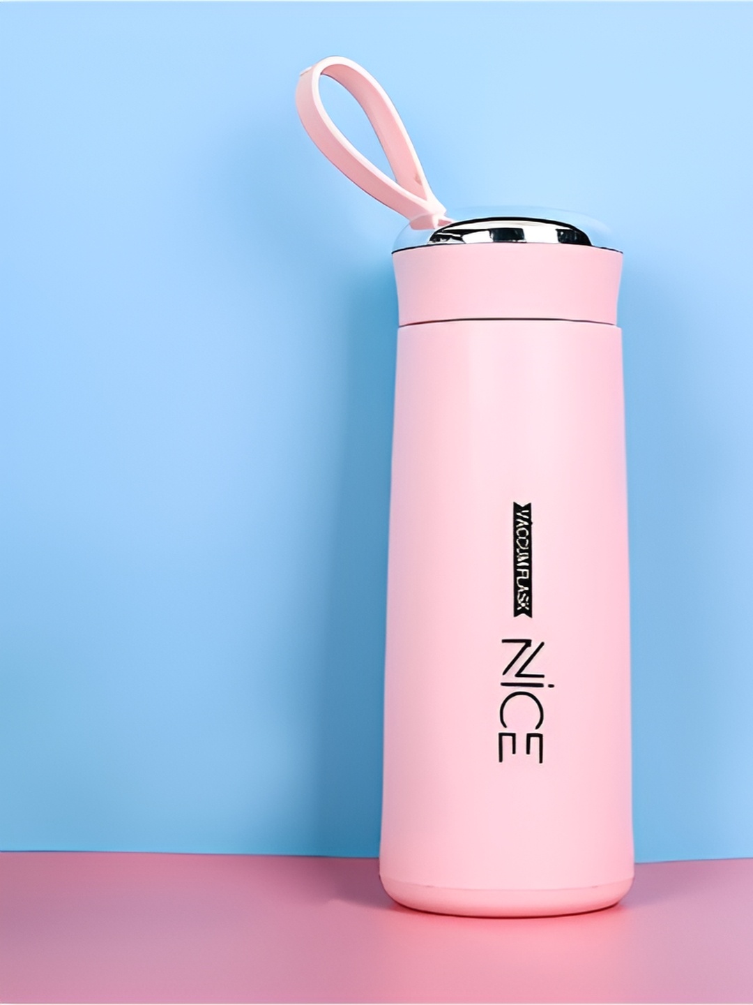 

WELOUR Pink Glass Brand Logo Water Bottle 400 ml