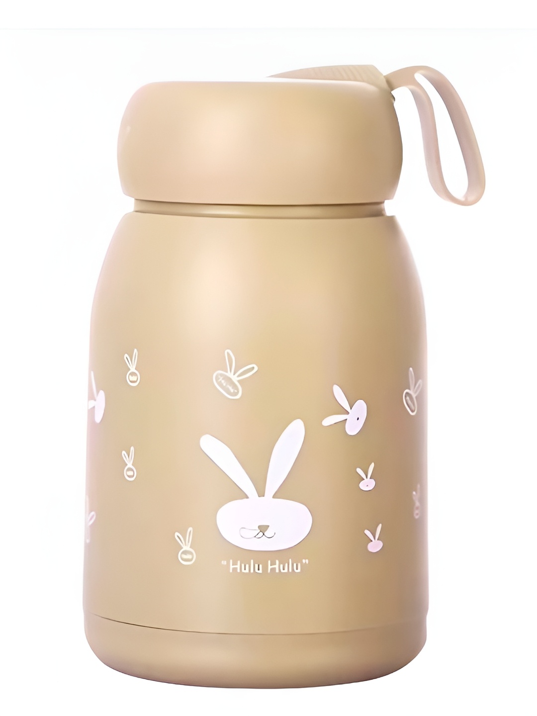 

WELOUR Brown Typography Printed Glass Water Bottle 350 ml