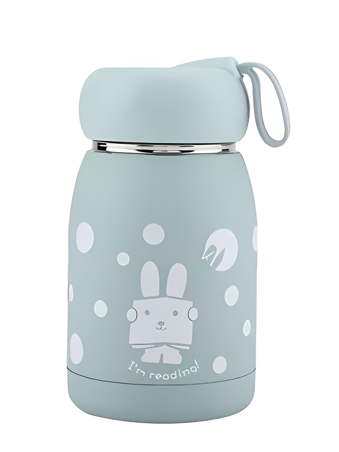 

WELOUR Grey Typography Printed Glass Water Bottle 350 ml