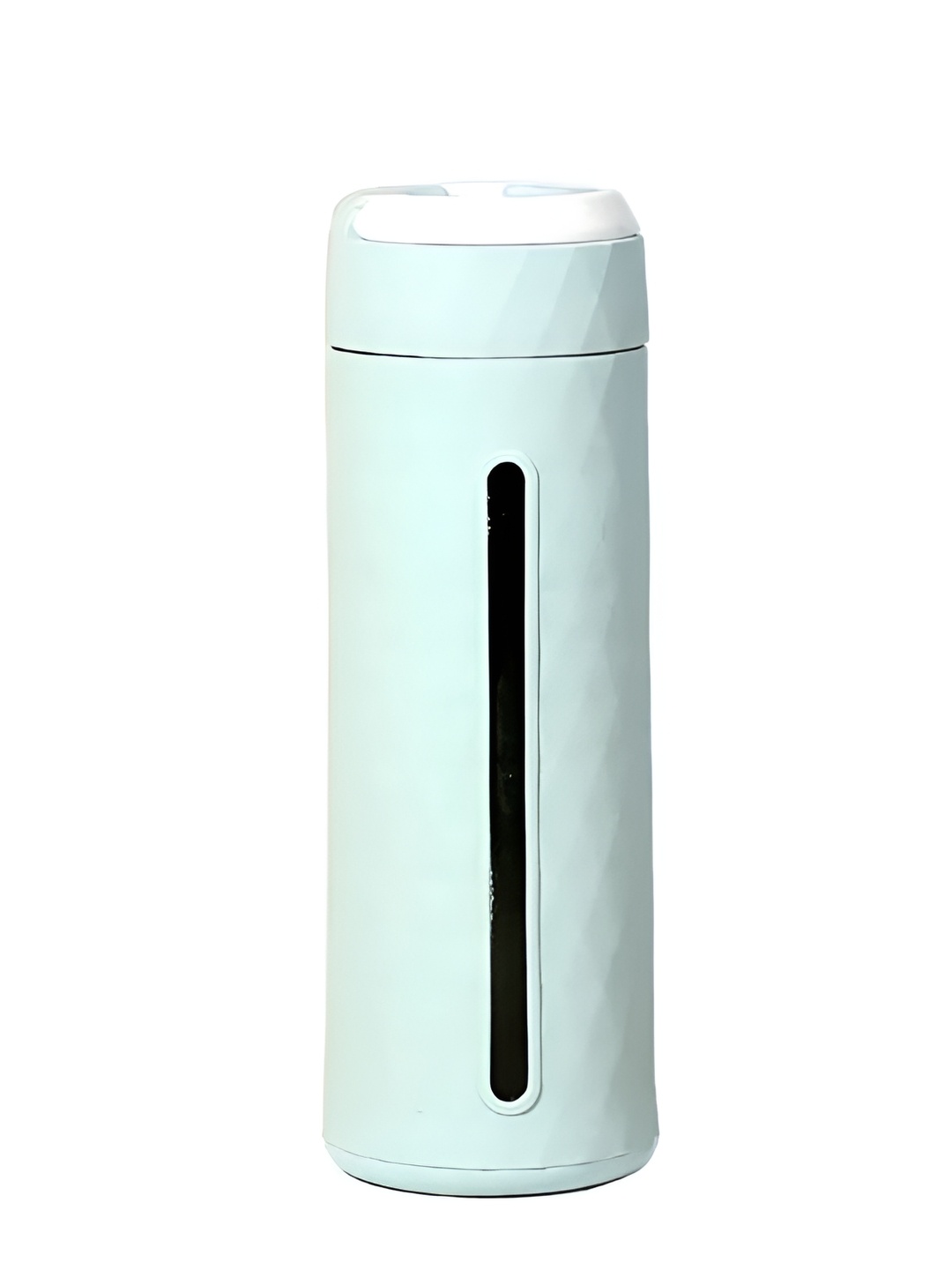 

WELOUR Green & White Glass Textured Water Bottle 400 ml