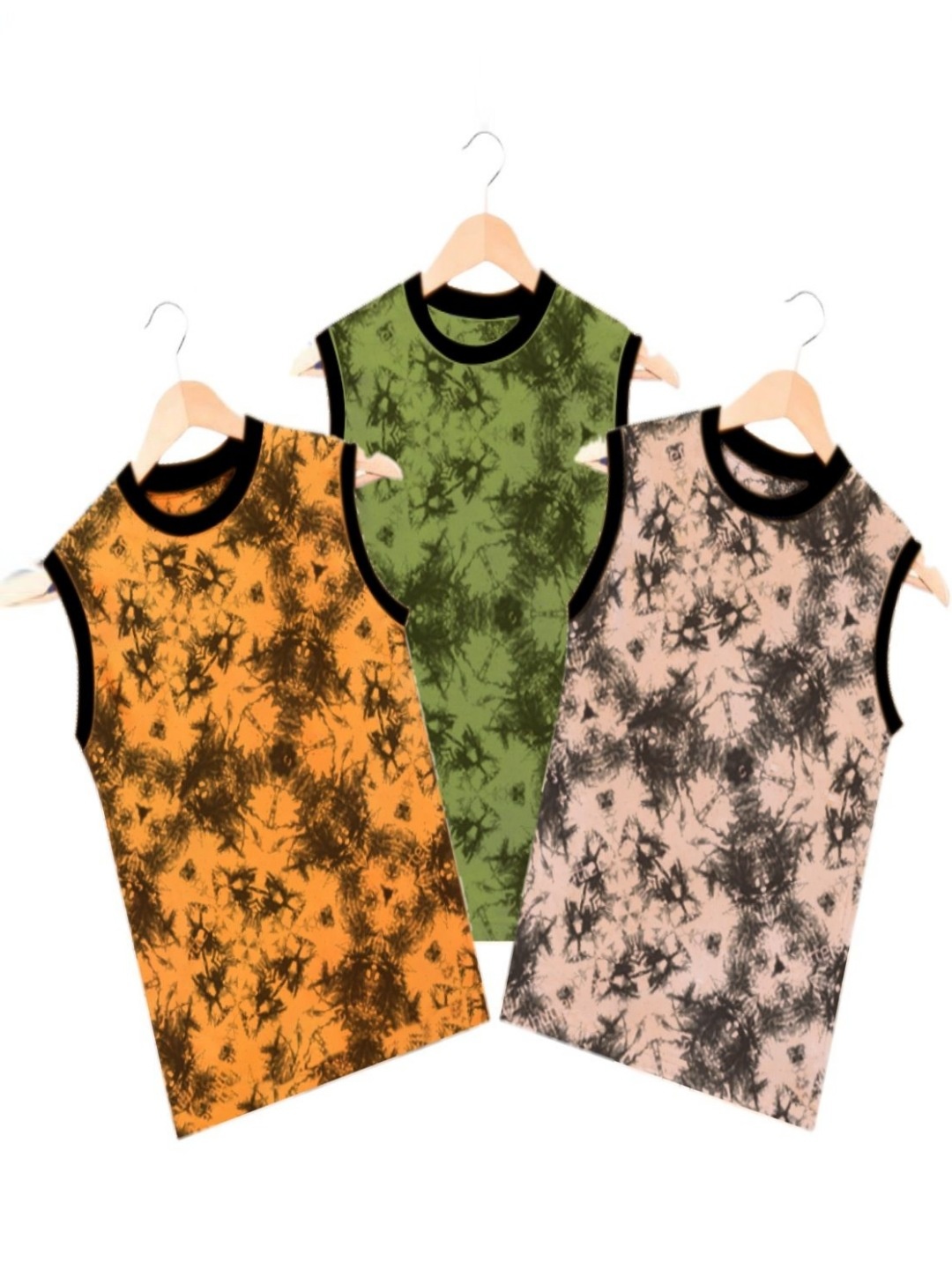 

BAESD Boys Floral 3 Printed Pure Cotton Applique T-shirt, Multi