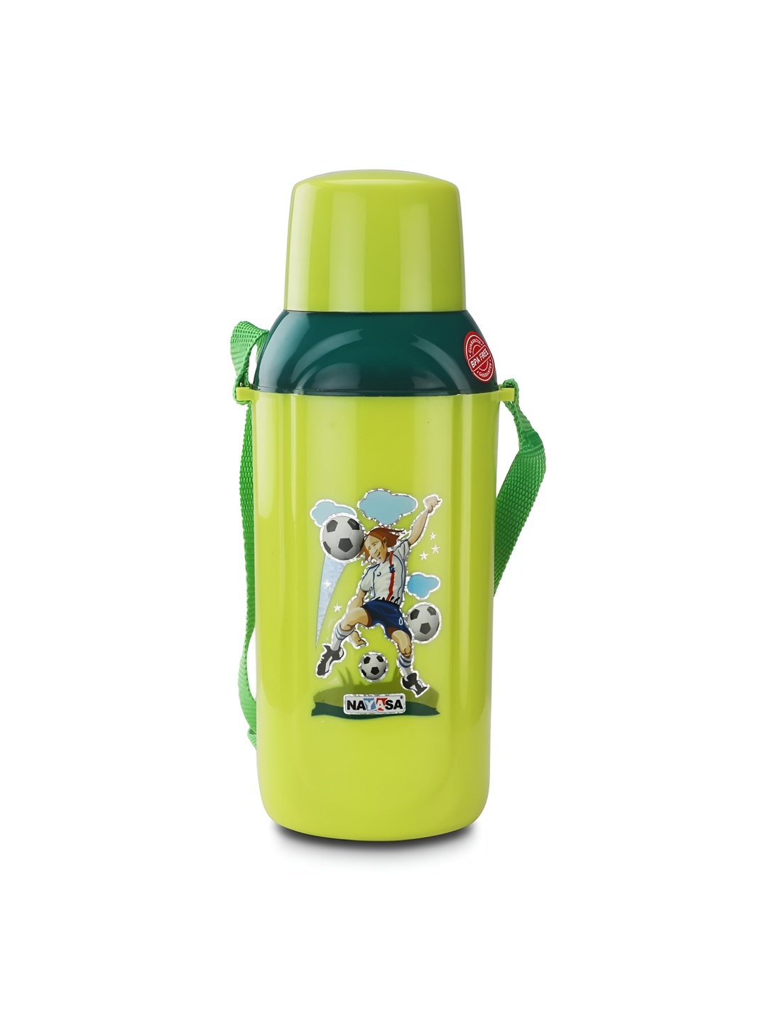 

Nayasa Nippy Green Insulated Plastic Water Sipper Bottle - 700 ML