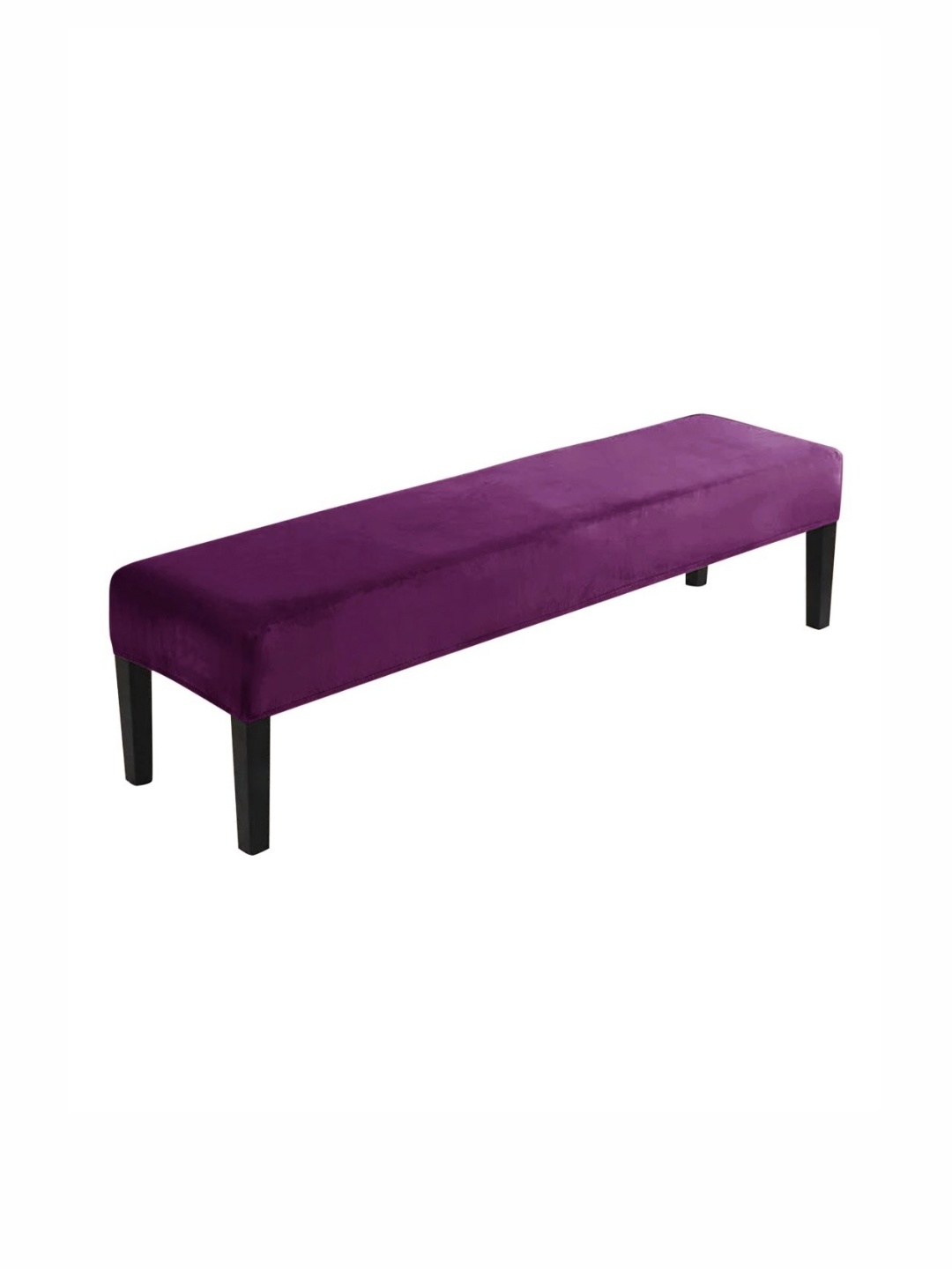

HOKIPO Purple Stretchable Fitted Dining Bench Slipcover