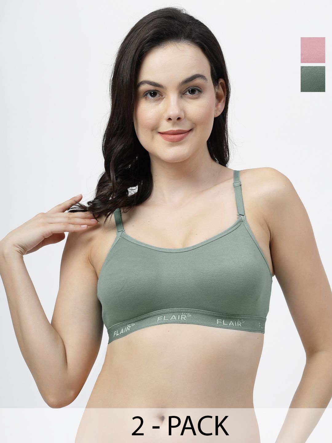 

SHYAM SONS FLAIR Bra Full Coverage, Green