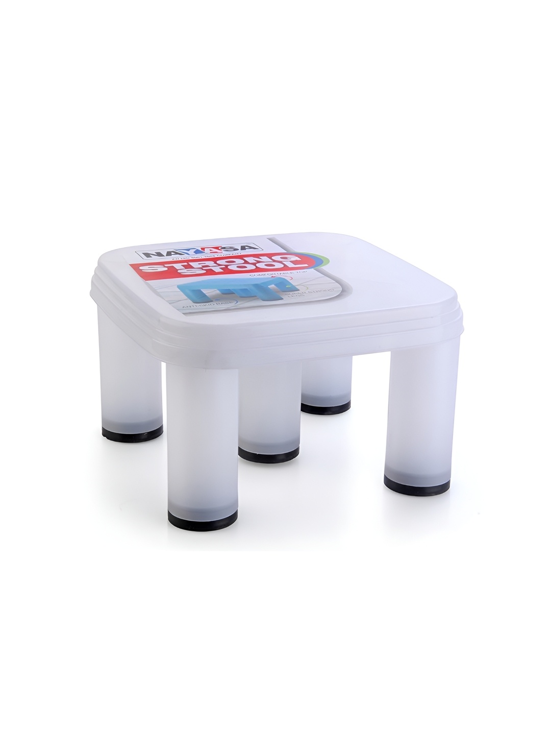 

Nayasa Light Weight & Durable Stool, Transparent