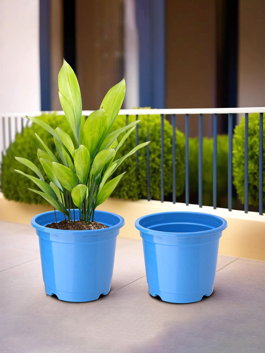 

Kuber Industries Blue 2 Pieces Planters