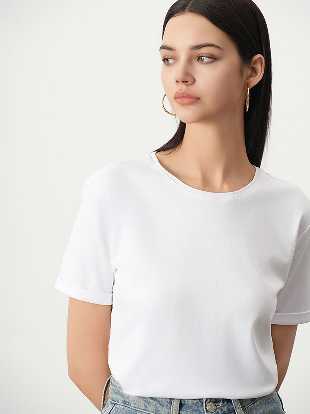 

LULU & SKY Cotton Top, White