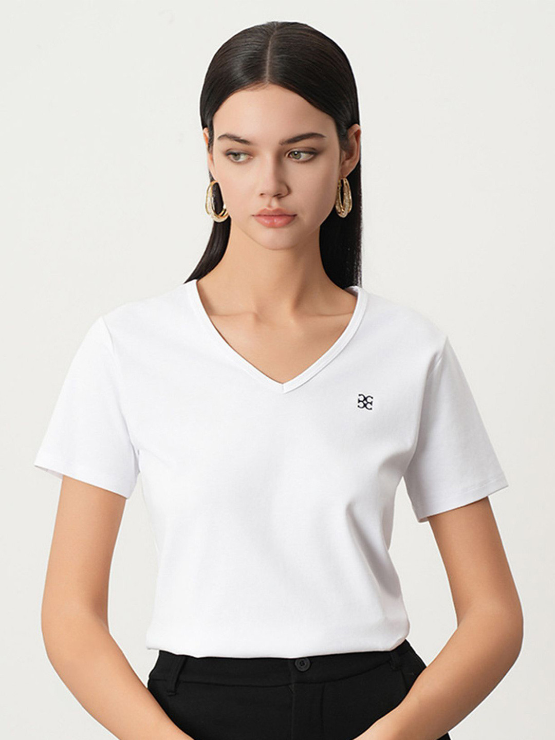 

LULU & SKY Cotton Top, White