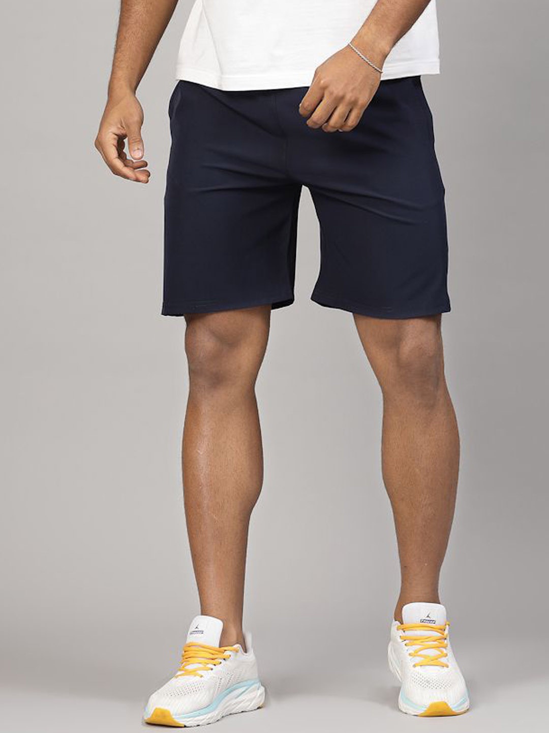 

UZARUS Men Running Sports Shorts, Navy blue