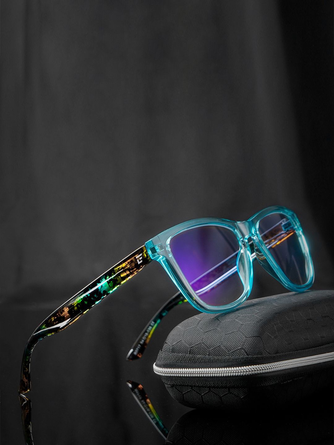 

Eyewearlabs Unisex Full Rim Wayfarer Frames, Blue