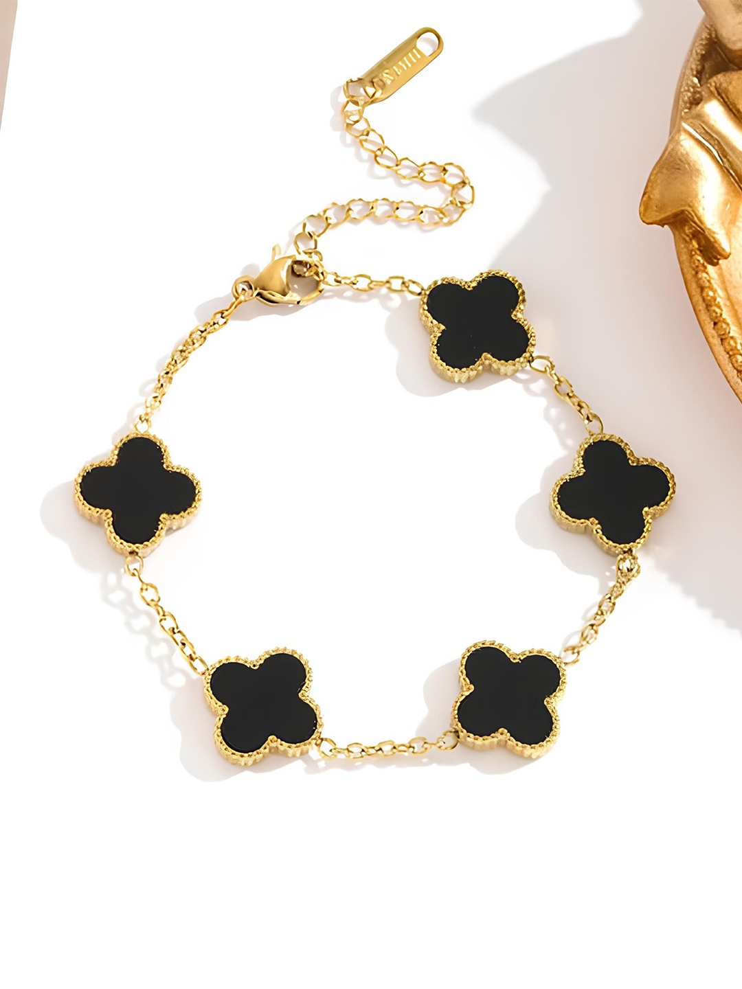 

KARISHMA KREATIONS Gold-Plated Link Bracelet