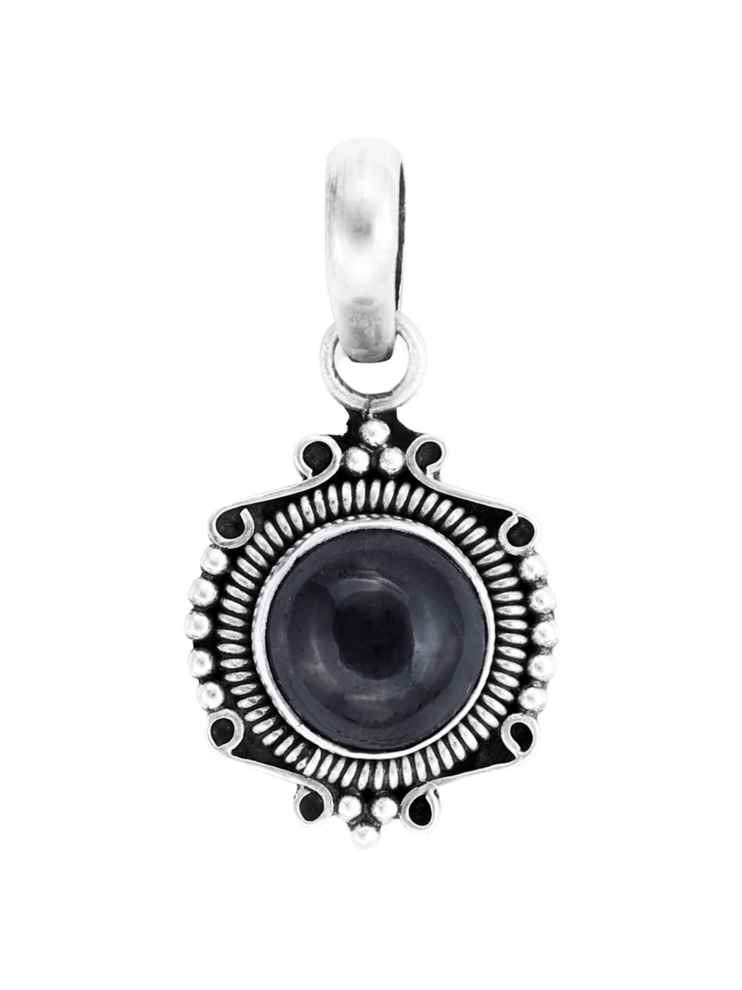 

Exotic India Gemstone Sterling Silver Pendant