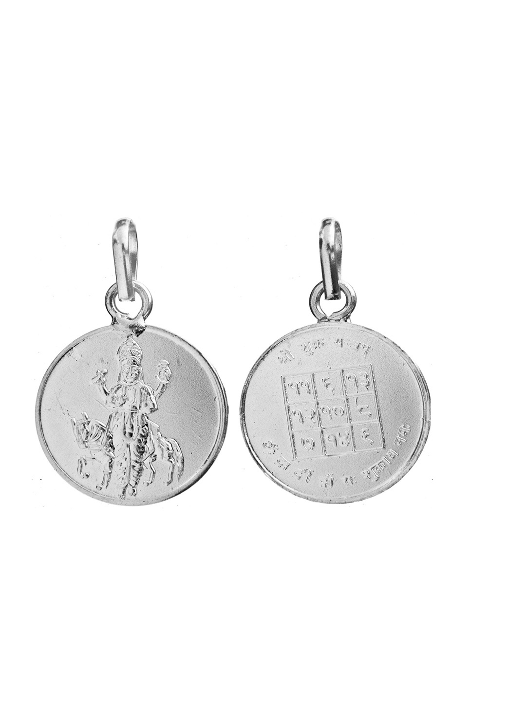 

Exotic India Shri Shukra (Venus) Yantra 999 Pure Silver Pendant