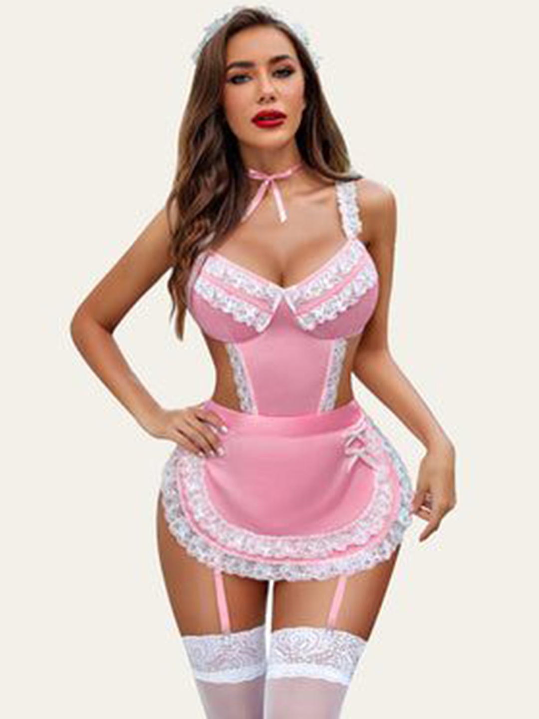 

Softwrap Baby Doll with Asymmetric, Pink