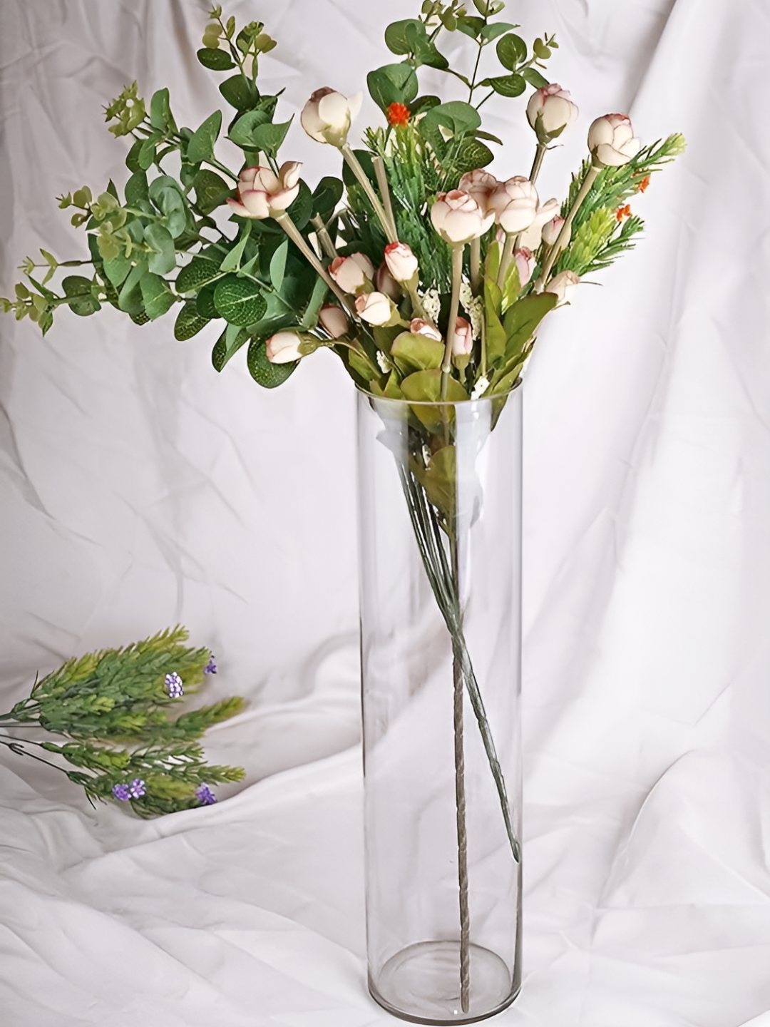 

Clovefry Transparent Glass Flower Vase