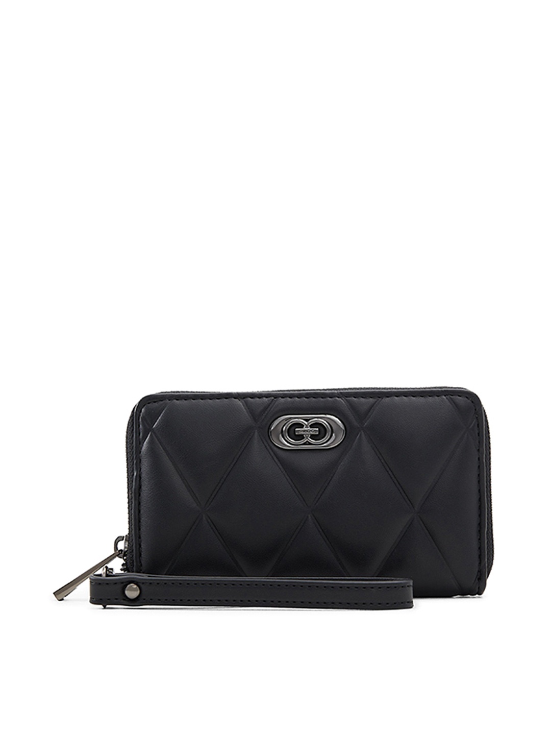 

ALDO Women Zip Around Wallet, Black