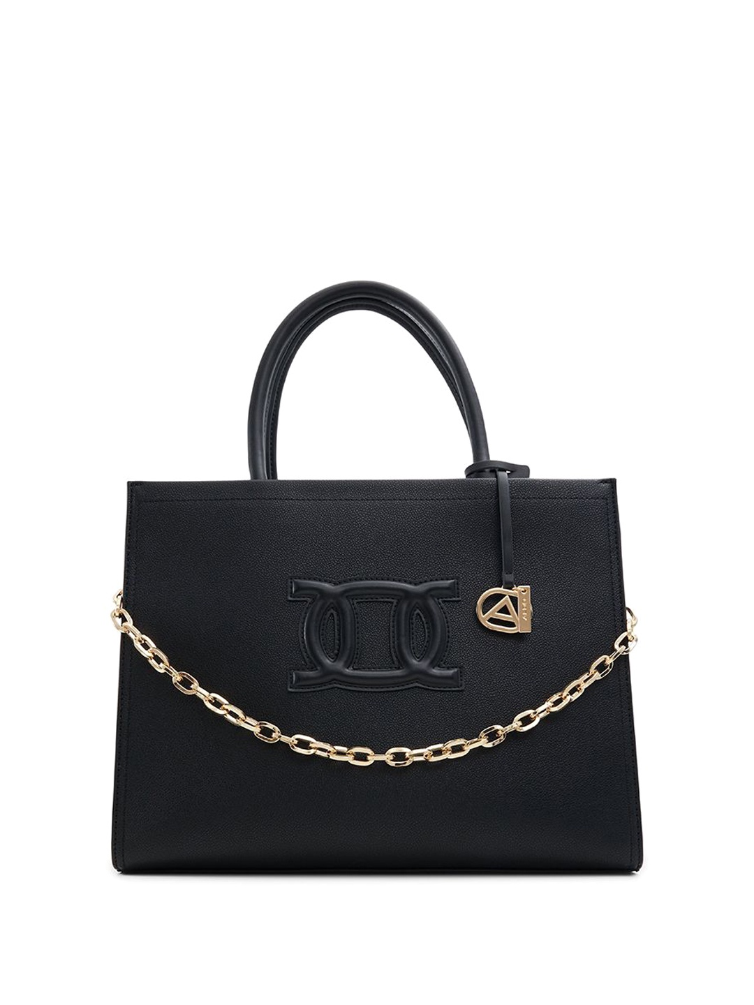 

ALDO Textured Structured Handheld Bag, Black