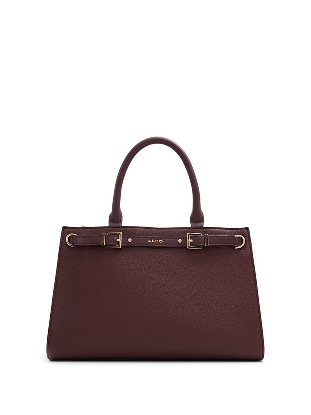 

ALDO Textured Structured Handheld Bag, Maroon