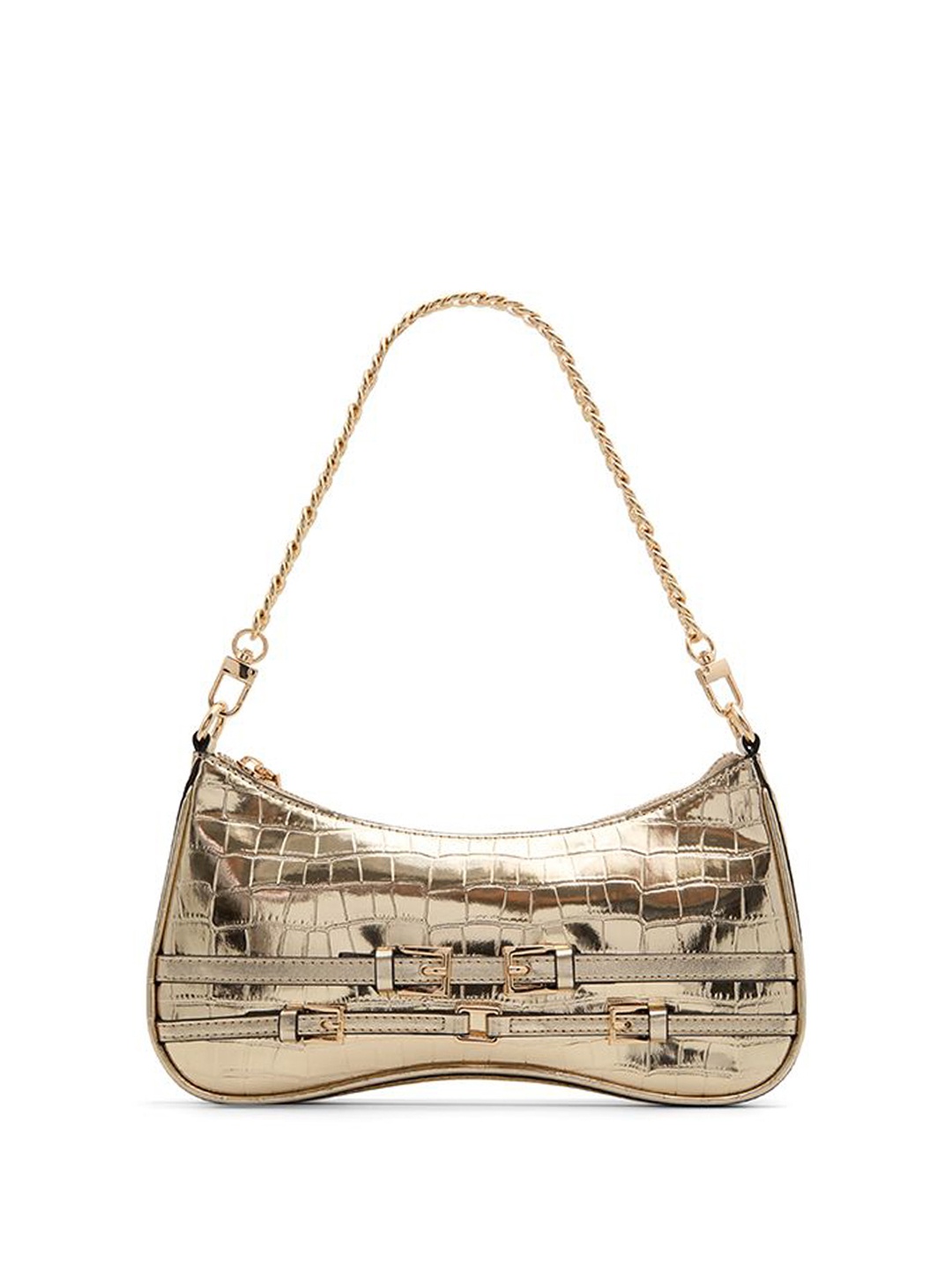 

ALDO Structured Handheld Bag, Gold