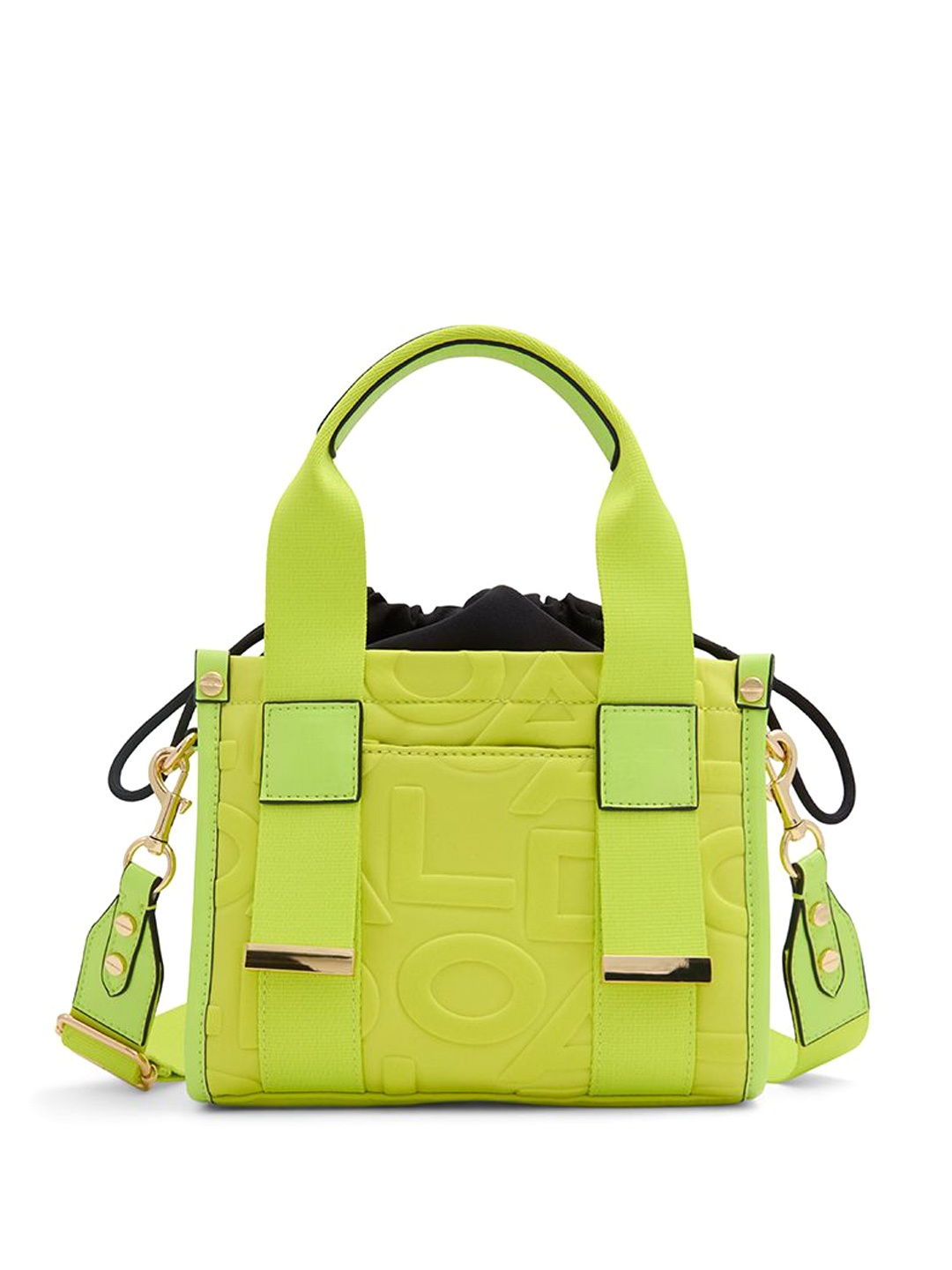 

ALDO Structured Handheld Bag with Quilted, Green