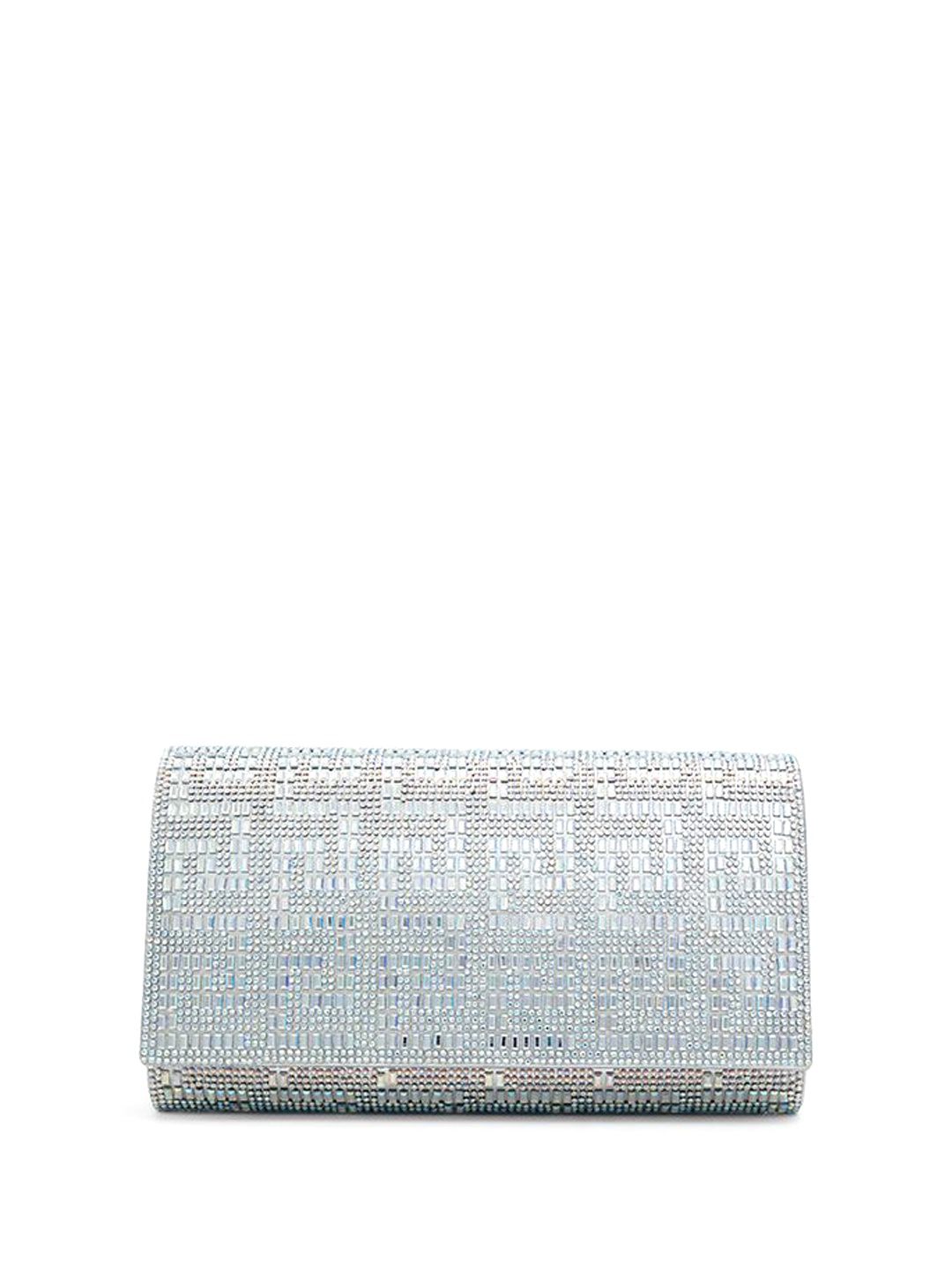 

ALDO Textured Structured Sling Bag, Silver