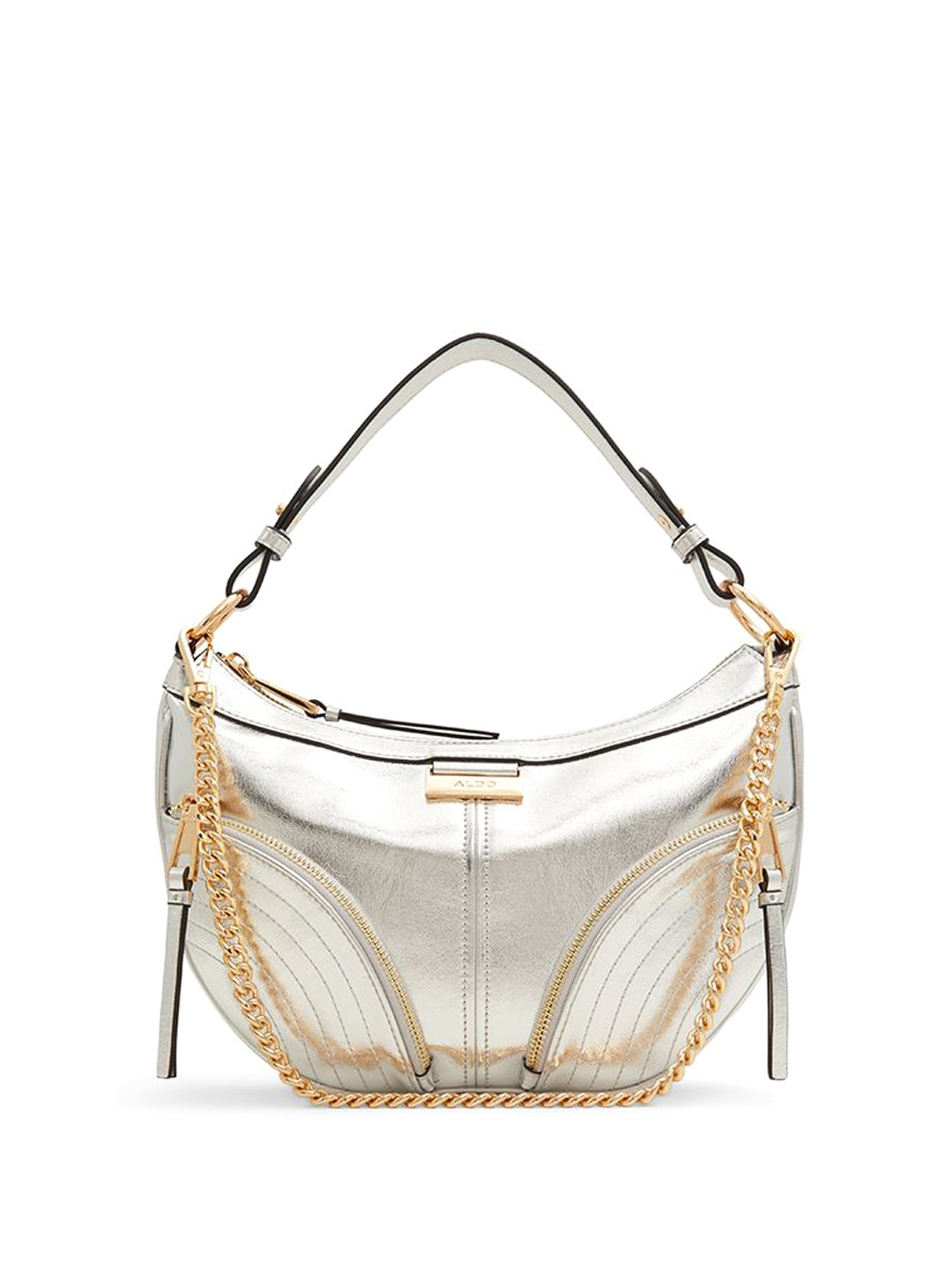 

ALDO Structured Shoulder Bag, Silver