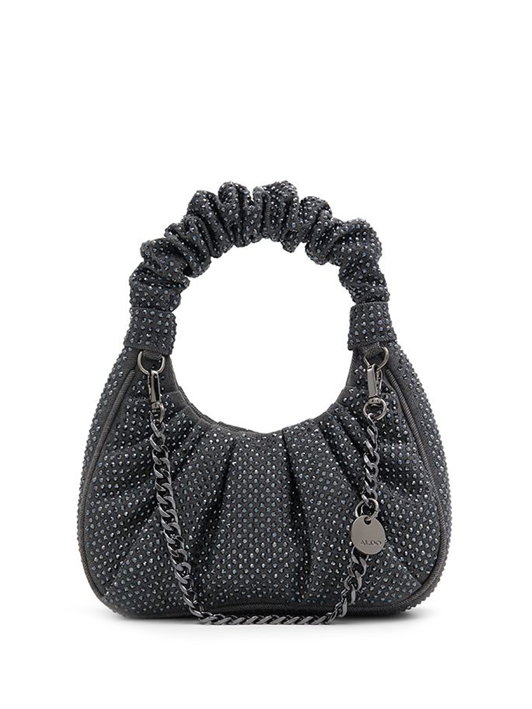 

ALDO Women Swagger Handheld Bag with Applique, Grey