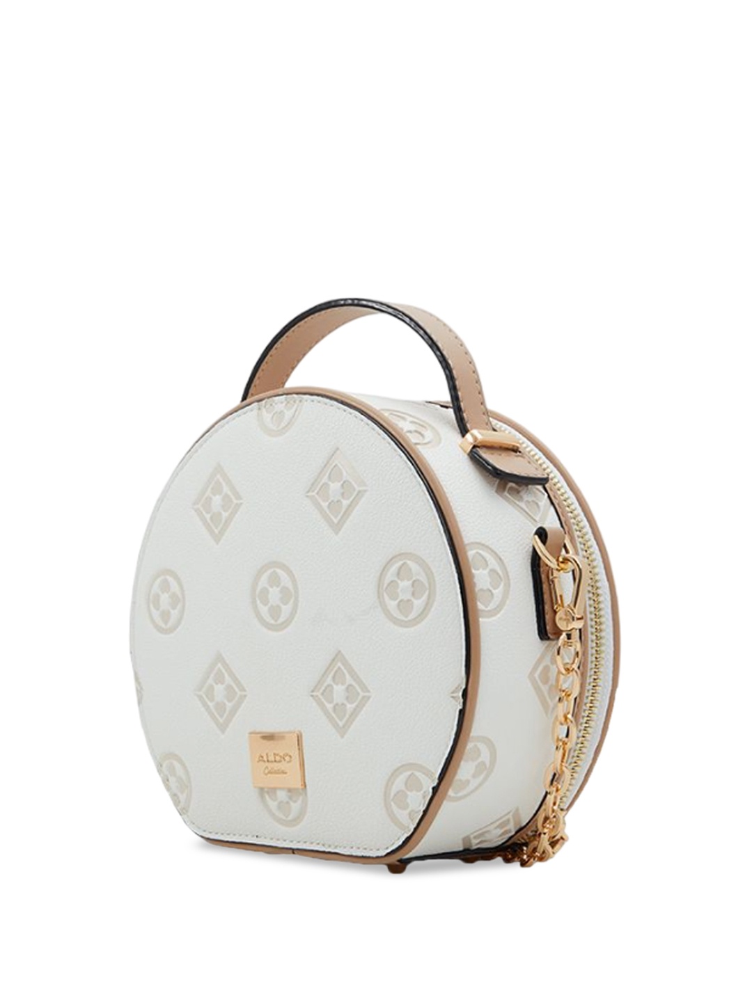 

ALDO Textured Structured Sling Bag, White