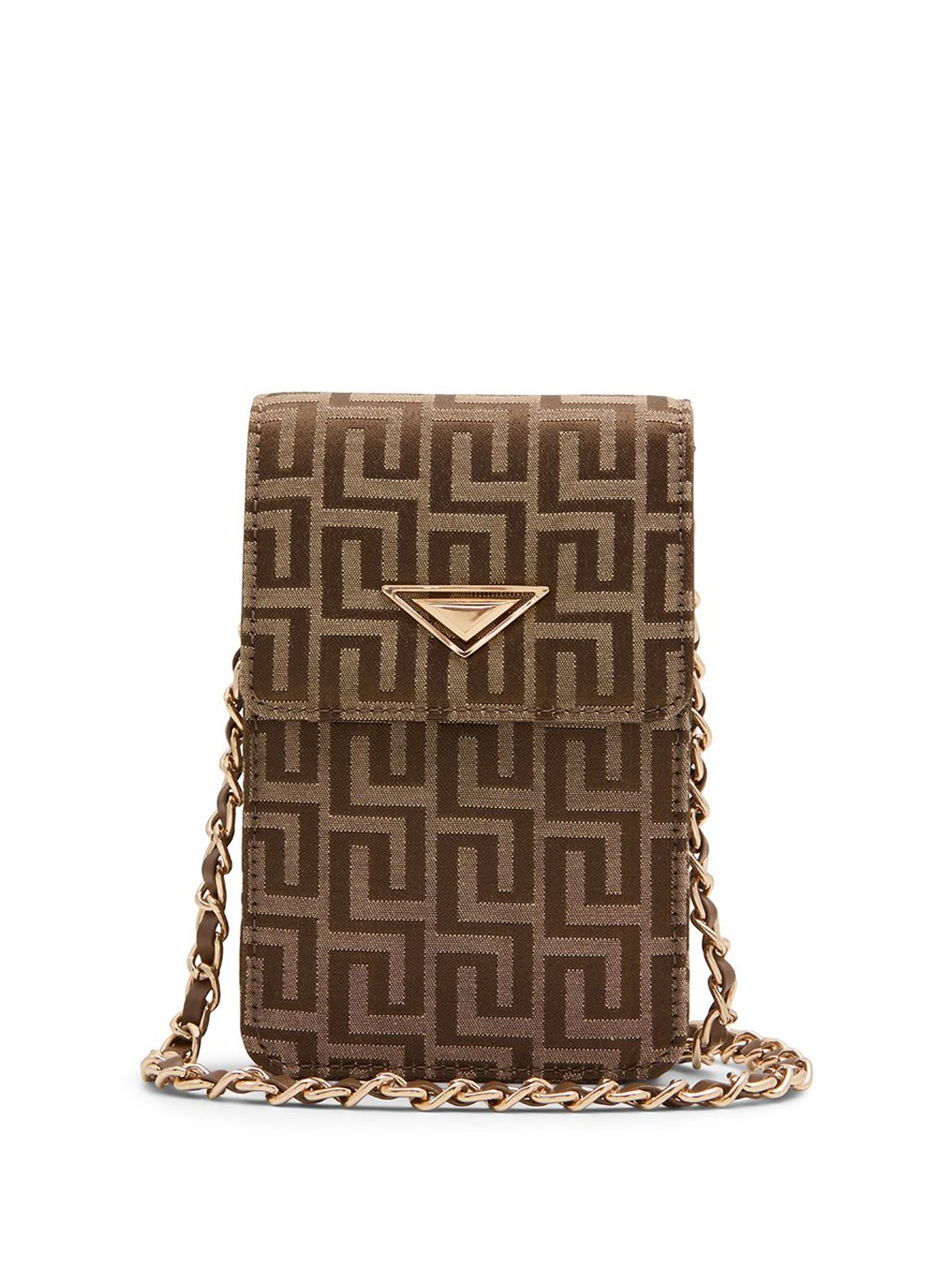 

ALDO Textured Structured Sling Bag, Brown