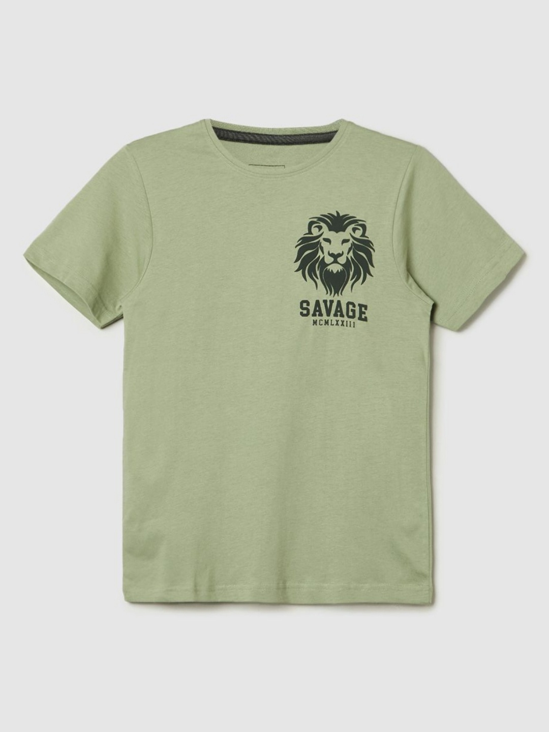 

max Boys High Neck T-shirt, Green