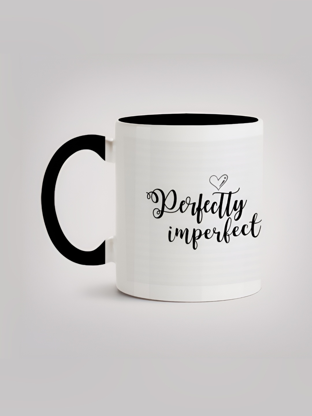 

MOTIVATE BOX White & Black Printed Ceramic Glossy Mug 330ml