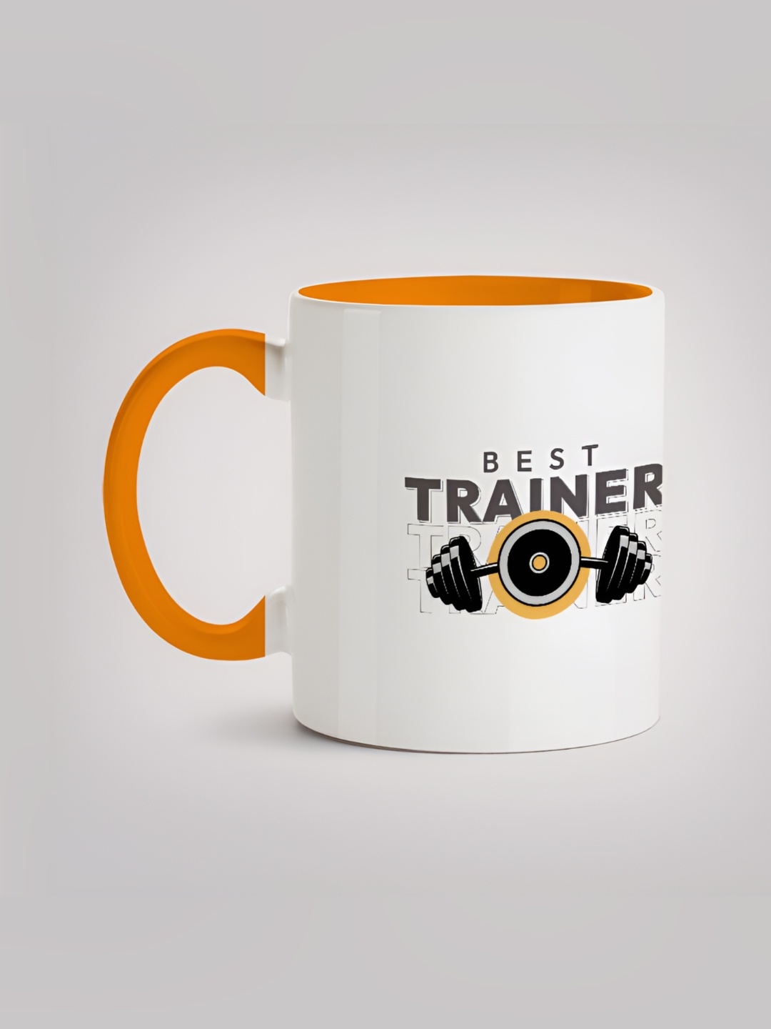 

MOTIVATE BOX White & Black Printed Ceramic Glossy Mugs 330 ml