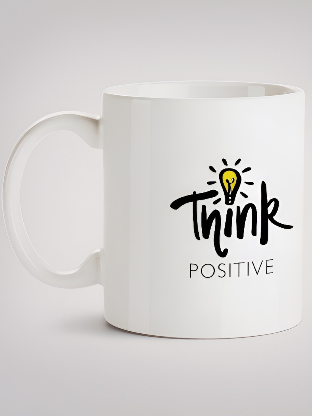

MOTIVATE BOX White & Black Printed Ceramic Glossy Mug 330 ml